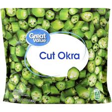 Cut fresh okra 1 kg