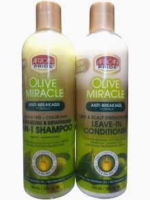 African pride olive shampo 12 oz